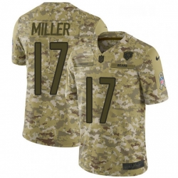 Mens Nike Chicago Bears 17 Anthony Miller Limited Camo 2018 Salute to Service NFL Jersey