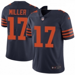 Mens Nike Chicago Bears 17 Anthony Miller Navy Blue Alternate Vapor Untouchable Limited Player NFL Jersey