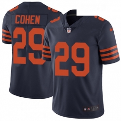 Mens Nike Chicago Bears 29 Tarik Cohen Navy Blue Alternate Vapor Untouchable Limited Player NFL Jersey