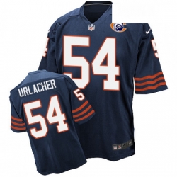 Mens Nike Chicago Bears 54 Brian Urlacher Elite Navy Blue Throwback NFL Jersey