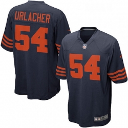 Mens Nike Chicago Bears 54 Brian Urlacher Game Navy Blue Alternate NFL Jersey