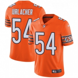 Mens Nike Chicago Bears 54 Brian Urlacher Limited Orange Rush Vapor Untouchable NFL Jersey