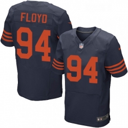 Mens Nike Chicago Bears 94 Leonard Floyd Elite Navy Blue Alternate NFL Jersey