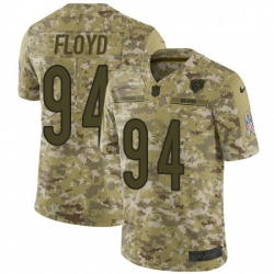 Mens Nike Chicago Bears 94 Leonard Floyd Limited Camo 2018 Salute to Service NFL Jersey