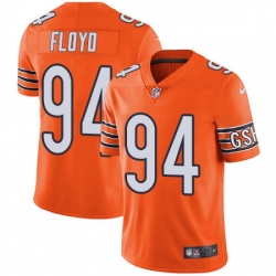 Mens Nike Chicago Bears 94 Leonard Floyd Limited Orange Rush Vapor Untouchable NFL Jersey