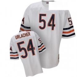 Mitchell and Ness Chicago Bears 54 Brian Urlacher White Authentic Throwback NFL Jersey