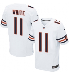 Nike Bears #11 Kevin White White Mens Stitched NFL Elite Jersey