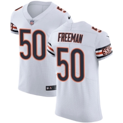 Nike Bears #50 Jerrell Freeman White Mens Stitched NFL Vapor Untouchable Elite Jersey