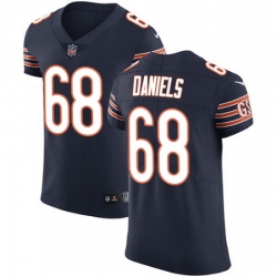 Nike Bears #68 James Daniels Navy Blue Team Color Mens Stitched NFL Vapor Untouchable Elite Jersey