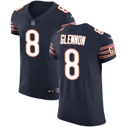 Nike Bears #8 Mike Glennon Navy Blue Team Color Mens Stitched NFL Vapor Untouchable Elite Jersey