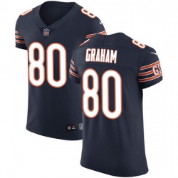 Nike Bears 80 Jimmy Graham Navy Blue Team Color Men Stitched NFL Vapor Untouchable Elite Jersey