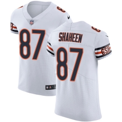 Nike Bears #87 Adam Shaheen White Mens Stitched NFL Vapor Untouchable Elite Jersey