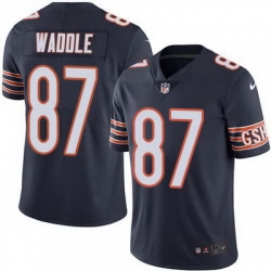 Nike Bears #87 Tom Waddle Navy Blue Team Color Mens Stitched NFL Vapor Untouchable Limited Jersey