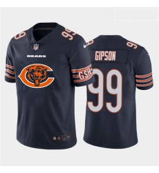 Nike Bears 99 Trevis Gipson Navy Team Big Logo Vapor Untouchable Limited Jersey