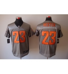 Nike Chicago Bears 23 Devin Hester Grey Elite Shadow NFL Jersey