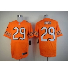 Nike Chicago Bears 29 Michael Bush orange NFL Jersey Elite