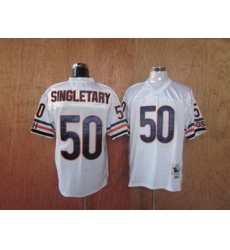 jerseys chicago bears 50 singletary white throwback