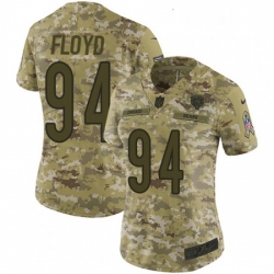 Womens Nike Chicago Bears 94 Leonard Floyd Limited Camo 2018 Salute to Service NFL Jersey