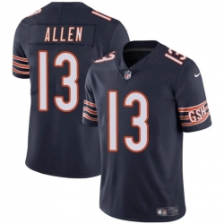 Youth Chicago Bears 13 Keenan Allen Navy Vapor Stitched Football Jersey