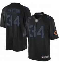 Youth Nike Chicago Bears 34 Walter Payton Limited Black Impact NFL Jersey