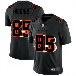 Cincinnati Bengals 85 Tee Higgins Men Nike Team Logo Dual Overlap Limited NFL Jersey Black