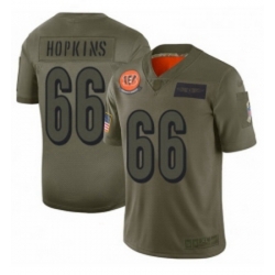 Men Cincinnati Bengals 66 Trey Hopkins Limited Camo 2019 Salute to Service Football Jersey