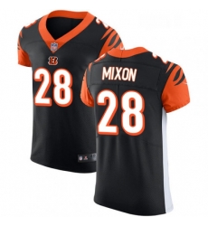 Mens Nike Cincinnati Bengals 28 Joe Mixon Black Team Color Vapor Untouchable Elite Player NFL Jersey