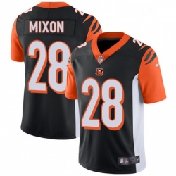 Mens Nike Cincinnati Bengals 28 Joe Mixon Vapor Untouchable Limited Black Team Color NFL Jersey