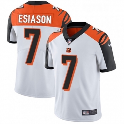 Mens Nike Cincinnati Bengals 7 Boomer Esiason Vapor Untouchable Limited White NFL Jersey