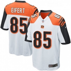 Mens Nike Cincinnati Bengals 85 Tyler Eifert Game White NFL Jersey