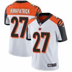 Nike Bengals #27 Dre Kirkpatrick White Mens Stitched NFL Vapor Untouchable Limited Jersey