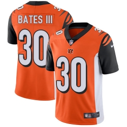 Nike Bengals #30 Jessie Bates III Orange Alternate Mens Stitched NFL Vapor Untouchable Limited Jersey