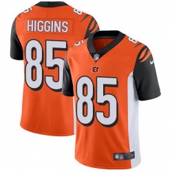 Nike Bengals 85 Tee Higgins Orange Alternate Men Stitched NFL Vapor Untouchable Limited Jersey