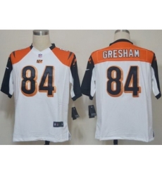 Nike Cincinnati Bengals 84 Jermaine Gresham White Game NFL Jersey