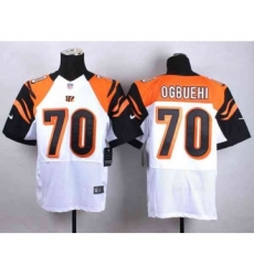 nike nfl jerseys cincinnati bengals 70 ogbuehi white[Elite]