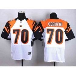 nike nfl jerseys cincinnati bengals 70 ogbuehi white[Elite]