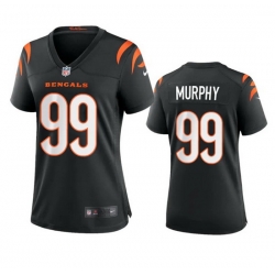 Women Cincinnati Bengals 99 Myles Murphy Black Stitched Game Jersey