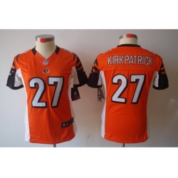 Women Nike Cincinnati Bengals #27 Dre Kirkpatrick Orange Jerseys