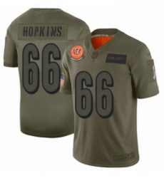 Womens Cincinnati Bengals 66 Trey Hopkins Limited Camo 2019 Salute to Service Football Jersey