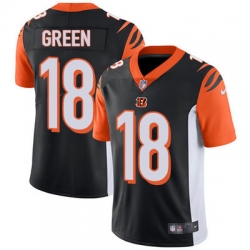 Nike Bengals #18 A J  Green Black Team Color Youth Stitched NFL Vapor Untouchable Limited Jersey