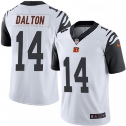 Youth Nike Cincinnati Bengals 14 Andy Dalton Limited White Rush Vapor Untouchable NFL Jersey