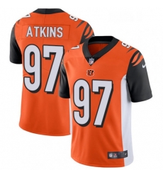 Youth Nike Cincinnati Bengals 97 Geno Atkins Vapor Untouchable Limited Orange Alternate NFL Jersey