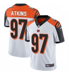 Youth Nike Cincinnati Bengals 97 Geno Atkins Vapor Untouchable Limited White NFL Jersey