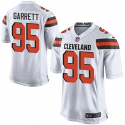 Mens Nike Cleveland Browns 95 Myles Garrett Game White NFL Jersey