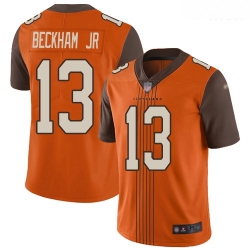 Nike Browns 13 Odell Beckham Jr Orange Alternate Men Stitched Football Limited City Edtion Jersey