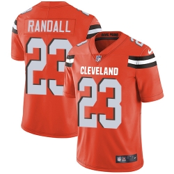 Nike Browns #23 Damarious Randall Orange Alternate Mens Stitched NFL Vapor Untouchable Limited Jersey