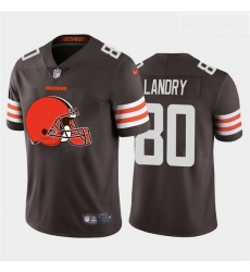 Nike Browns 80 Jarvis Landry Brown Team Big Logo Vapor Untouchable Limited Jersey