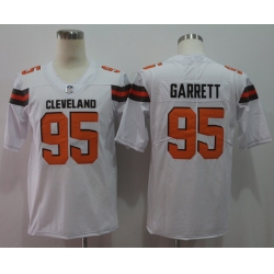 Nike Browns 95 Myles Garrett White Vapor Untouchable Player Limited Jersey