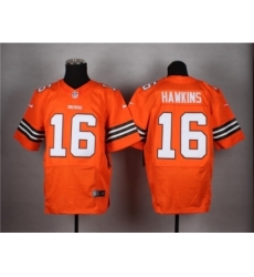 Nike Cleveland Browns 16 Josh Cribbs orange Elite NFL Jersey