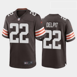 men grant delpit cleveland browns brown game jersey